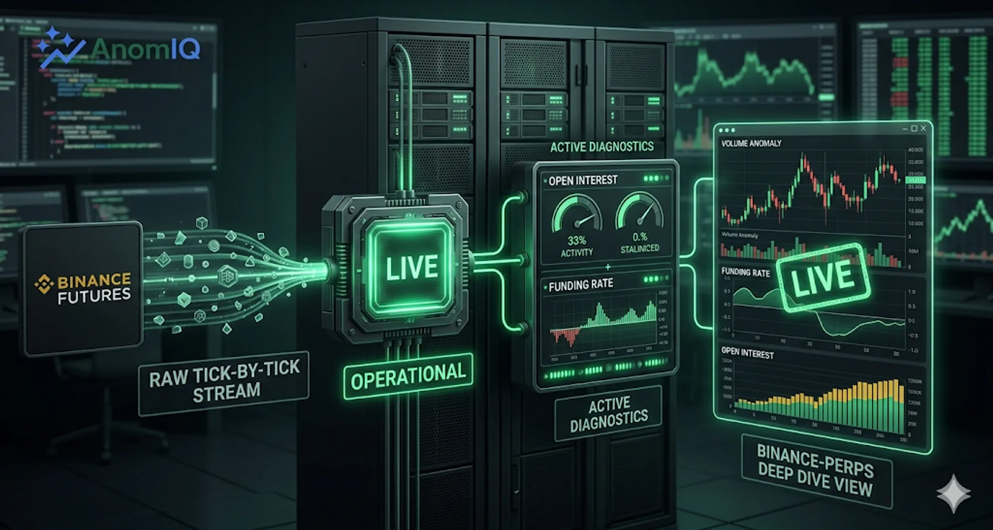 Cover for Binance Perpetual Futures Are Now Live on AnomIQ