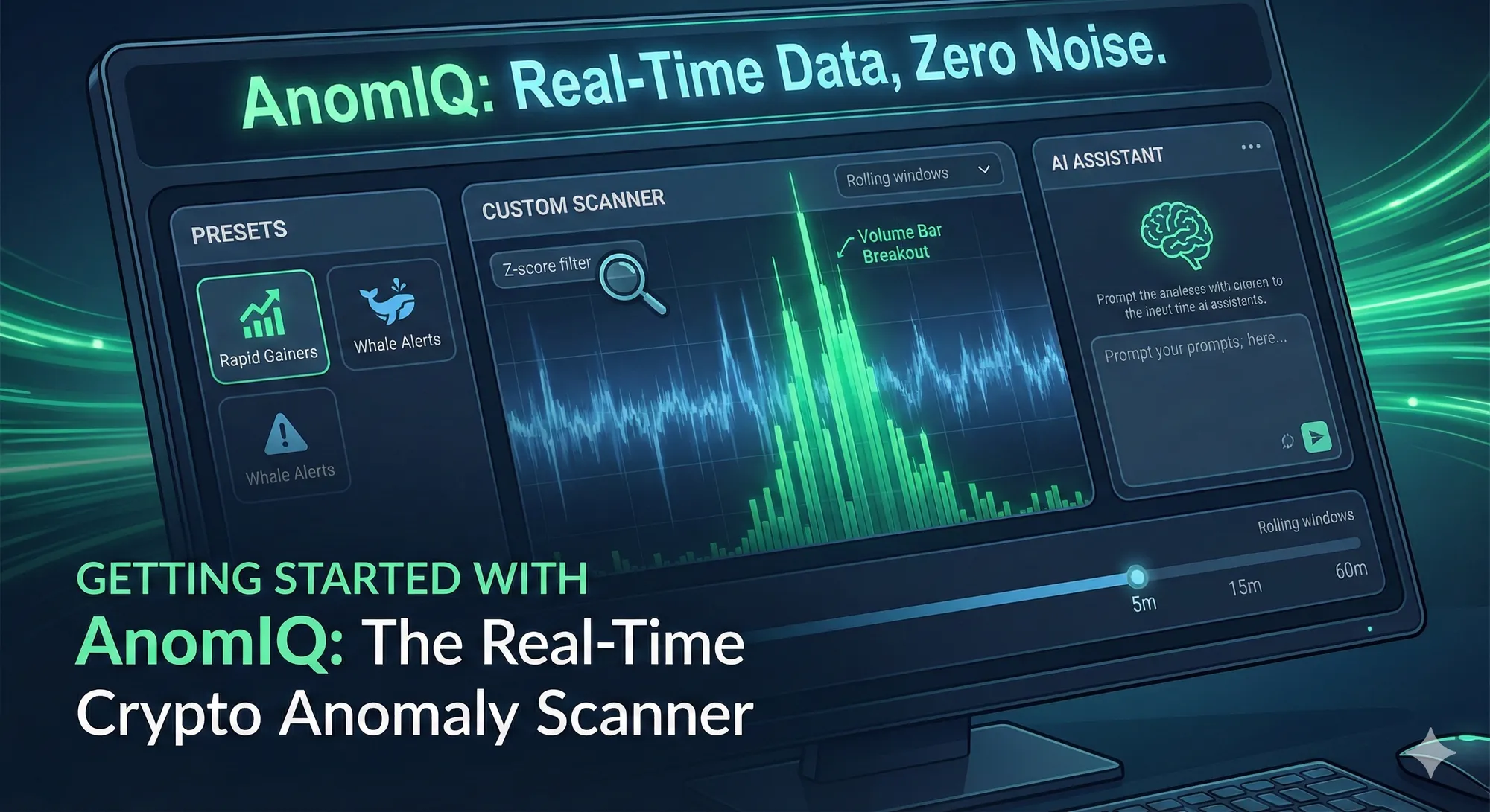 Cover for Getting Started with AnomIQ The Real-Time Crypto Anomaly Scanner